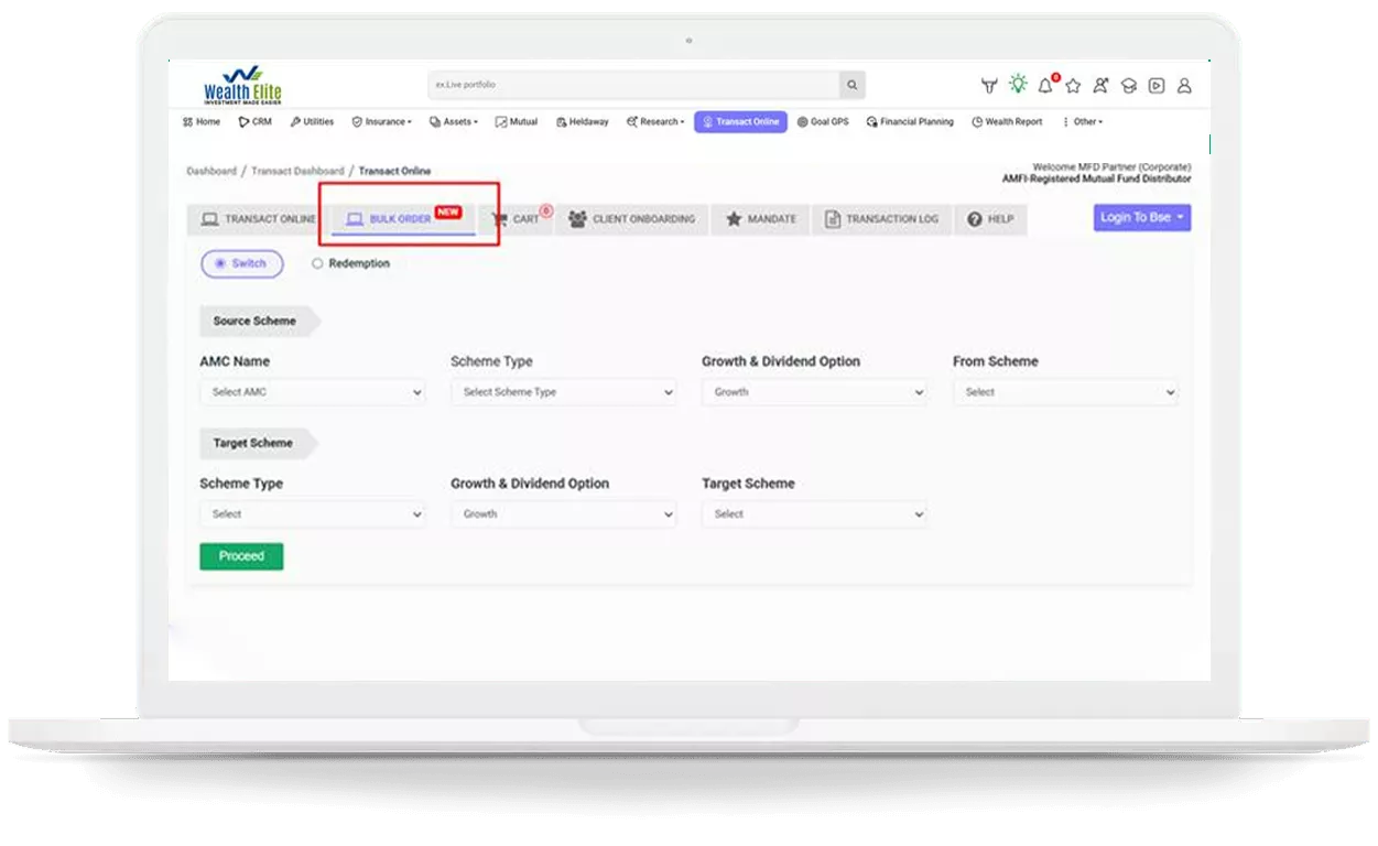 Bulk Switch & Redemption